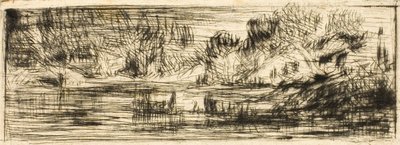 Paisaje de Charles Emile Jacque