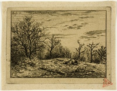 Paisaje invernal de Charles Emile Jacque