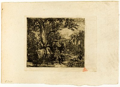 Paisaje con Animales de Charles Emile Jacque