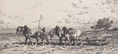 Le Rouleau, 1868 de Charles Emile Jacque
