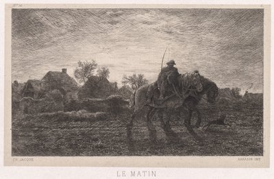 Mañana de Charles Emile Jacque