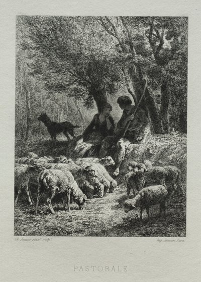 Pastoral de Charles Emile Jacque