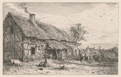 Casa de campesino de Charles Emile Jacque