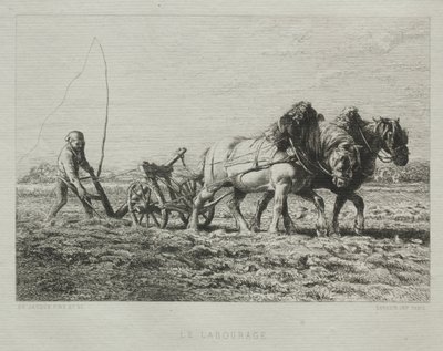 Arando de Charles Emile Jacque
