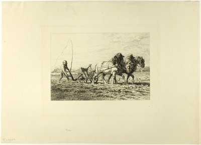 Arando de Charles Emile Jacque