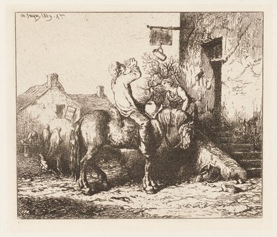 Puerta de la Posada de Charles Emile Jacque