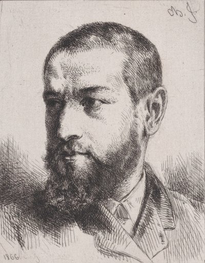 Retrato de J.J. Guiffrey de Charles Emile Jacque