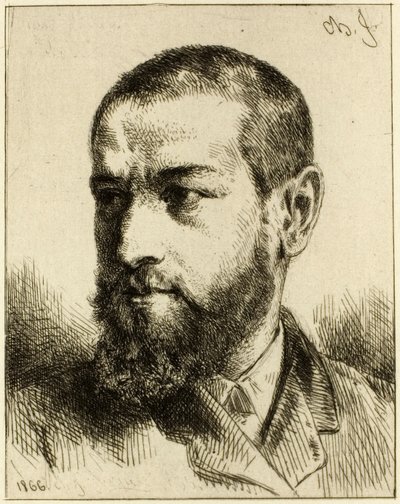Retrato de J.J. Guiffrey de Charles Emile Jacque