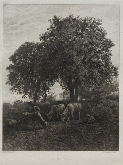 Descanso de Charles Emile Jacque