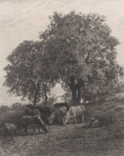 Descanso, 1864 de Charles Emile Jacque