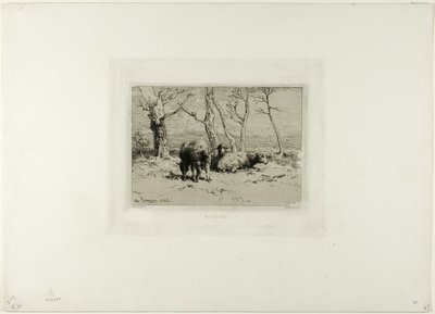 Ovejas de Charles Emile Jacque