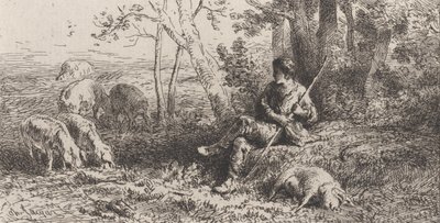 Pequeña Piara, 1864 de Charles Emile Jacque