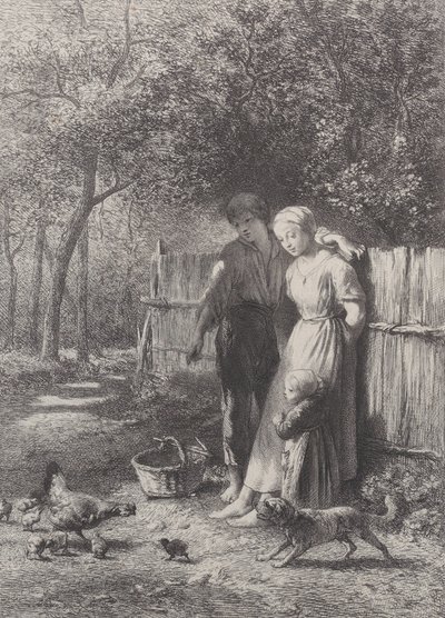Primavera, 1864 de Charles Emile Jacque