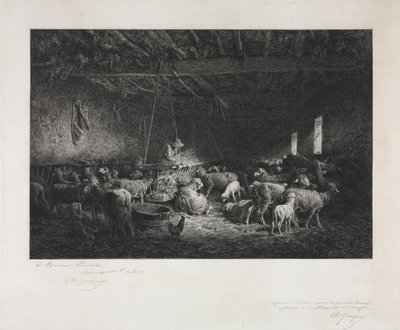 Estable de Charles Emile Jacque