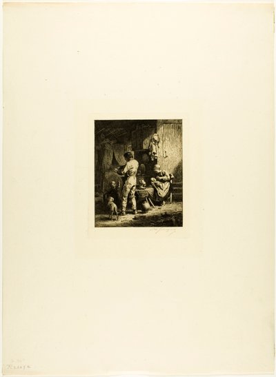 Cena de Charles Emile Jacque