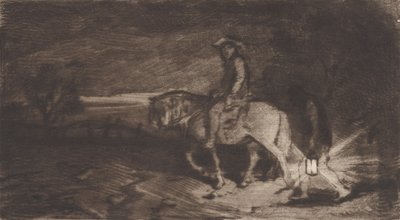 El caballero de Charles Emile Jacque