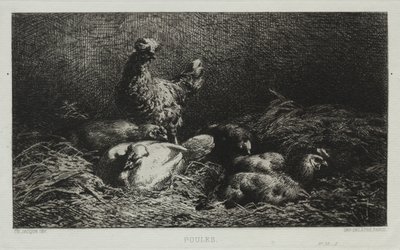 Los pollos de Charles Emile Jacque