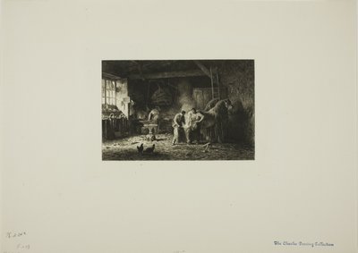 La herrería de Charles Emile Jacque