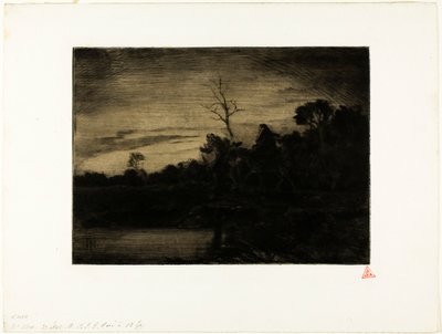 La huida a Egipto de Charles Emile Jacque