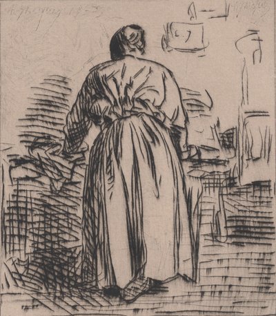 La Mujer que Plancha de Charles Emile Jacque