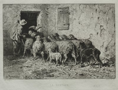 El regreso de Charles Emile Jacque