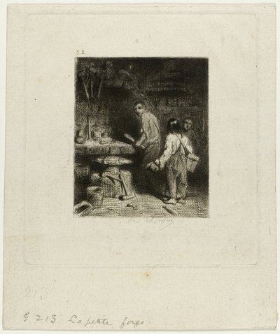 La Pequeña Forja de Charles Emile Jacque