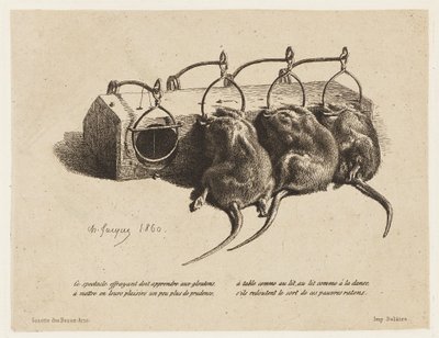 La ratonera de Charles Emile Jacque