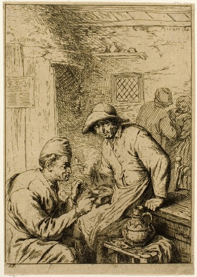Dos Fumadores de Charles Emile Jacque
