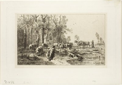 Invierno de Charles Emile Jacque