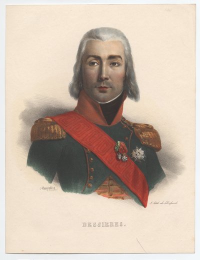 Retrato de Jean-Baptiste Bessières 1768-1813, Mariscal de Francia, 1835 de Charles Emile Mauraisse