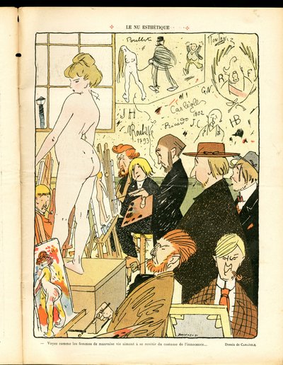 Le nu esthetique (ilustración) de Charles Emile called Carlegle Egli