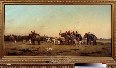 Caza india de Charles Émile de Tournemine