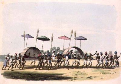 Procesión de bodas por la ciudad de Nagappattinam, placa 32 de 