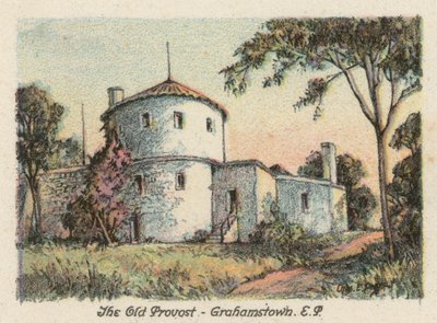 Sudáfrica: The Old Provost, Grahamstown, EP (litografía en color) de Charles Ernest Peers