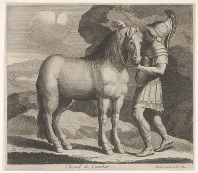 Caballo de combate de Charles Errard le fils