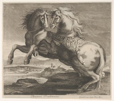 Caballos Poulonnois de Charles Errard le fils