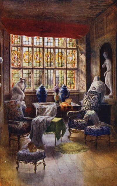 Casa Knole: Cartoon Gallery, Window (litografía en color) de Charles Essenhigh Corke