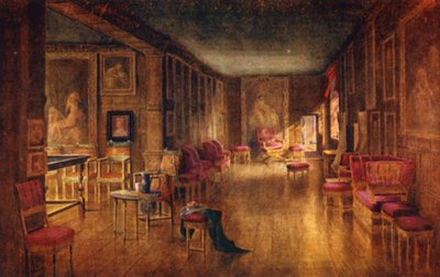 Casa Knole: Galería Leicester (litografía en color) de Charles Essenhigh Corke