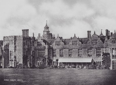 Knole, Frente Sur de Charles Essenhigh Corke
