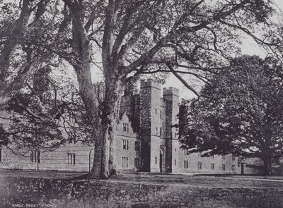 Knole, Frente Oeste de Charles Essenhigh Corke