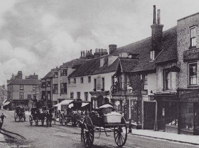 Sevenoaks: Calle Principal (foto en blanco y negro) de Charles Essenhigh Corke