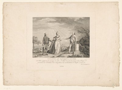 Regreso de Jacques Necker, 1788
Le rappel de Monsieur Necker (título en el objeto) de Charles Etienne Gaucher