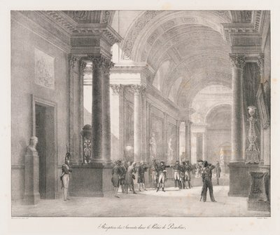 Entrando en Berlín, principios del siglo XIX de Charles Etienne Pierre Motte