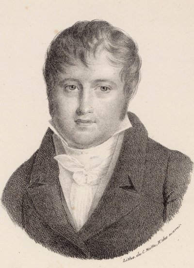 Retrato del Compositor Nicolò Isouard 1775-1818 de Charles Etienne Pierre Motte