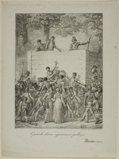 Regocijo público de Charles Etienne Pierre Motte