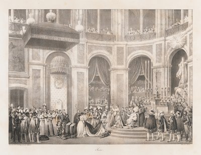 Sacre, principios del siglo XIX de Charles Etienne Pierre Motte