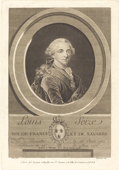 Luis XVI, Rey de Francia de Charles Eugene Duponchel