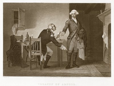 Traición de Arnold, pub. 1874 de Charles F. Blauvelt