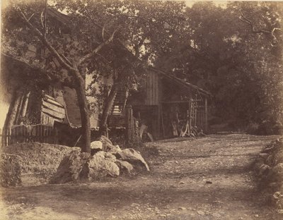 [Paisaje con graneros] de Charles Fortunat Paul Casimir Perier