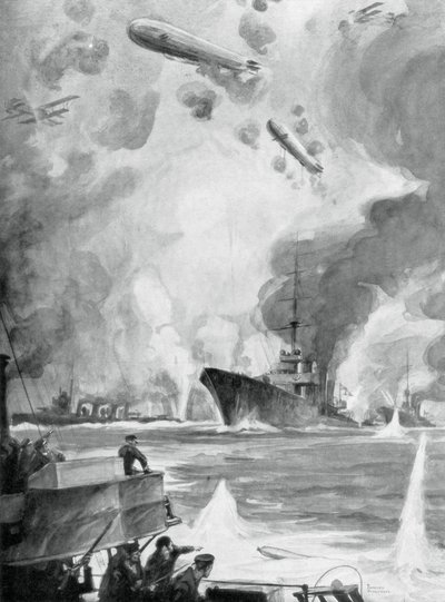 Incursión de Cuxhaven, 25 de diciembre de 1914 de Charles Fouqueray